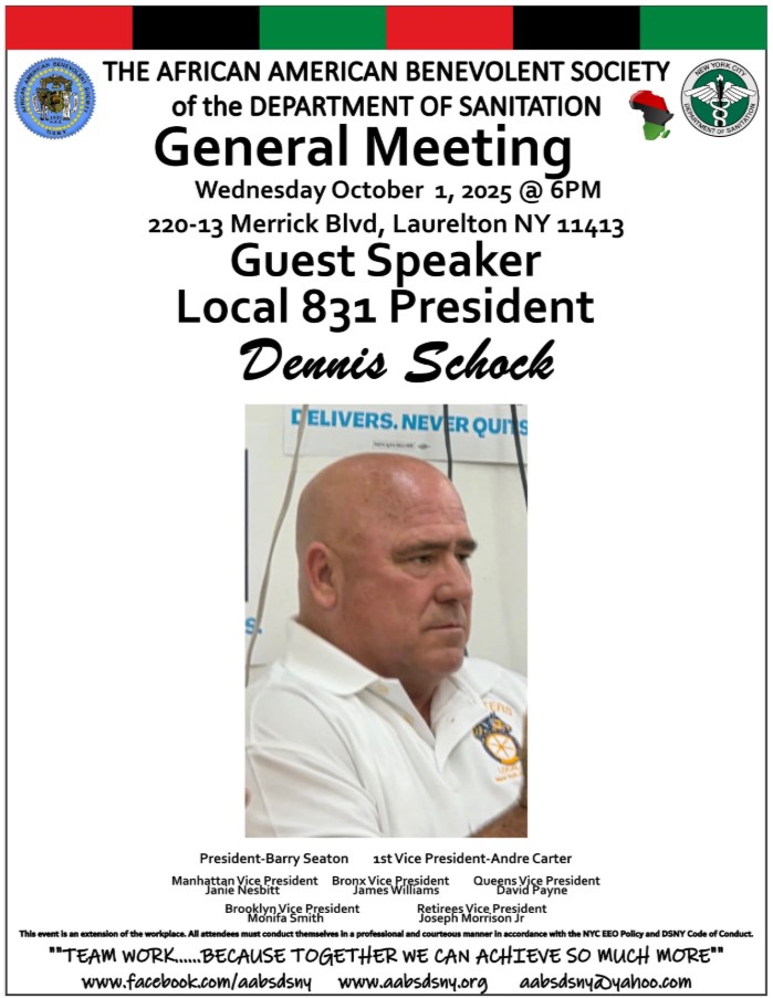 General Meeting OCT 2025