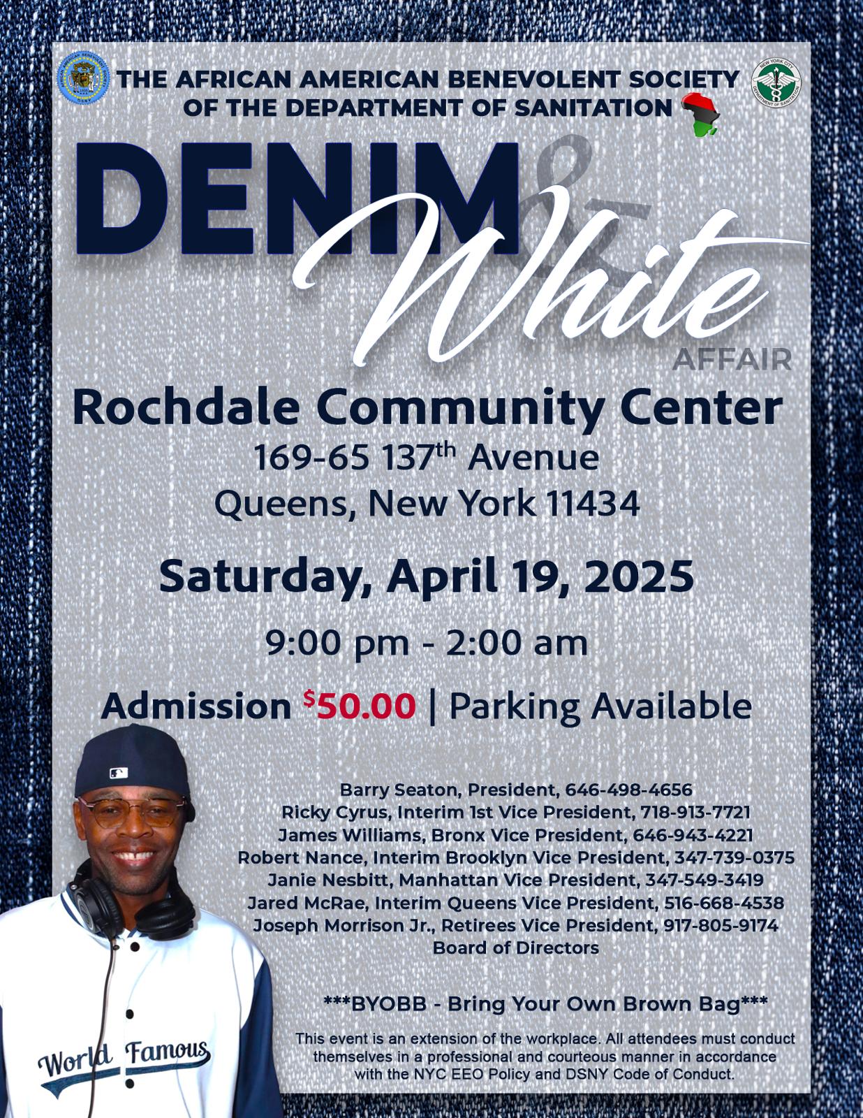 Denim & White April 19, 2025