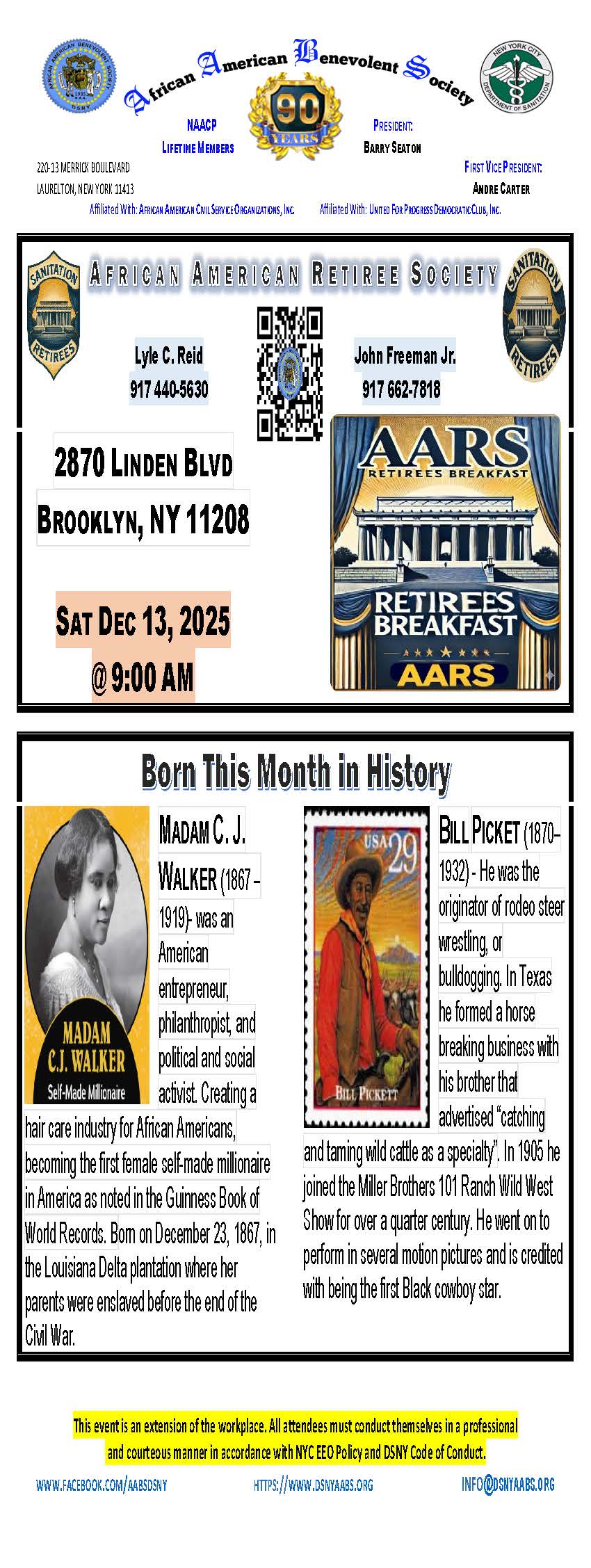 AARS Breakfast Sat 13, 2025